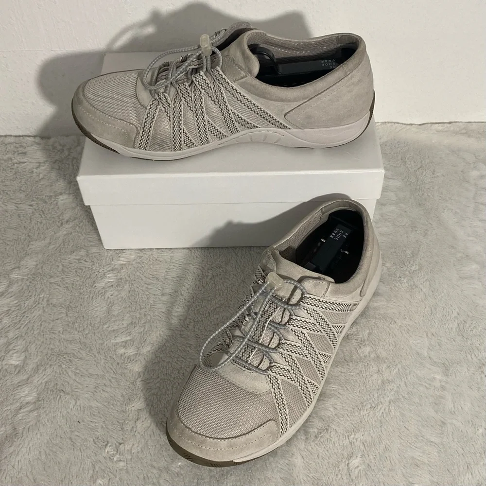 Dansko Honor Gray Suede & Mesh Sneakers Size 40 EU (US Women’s 9.5-10)